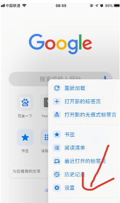 手机版谷歌chrome浏览器无法顺利打开网页怎么办3